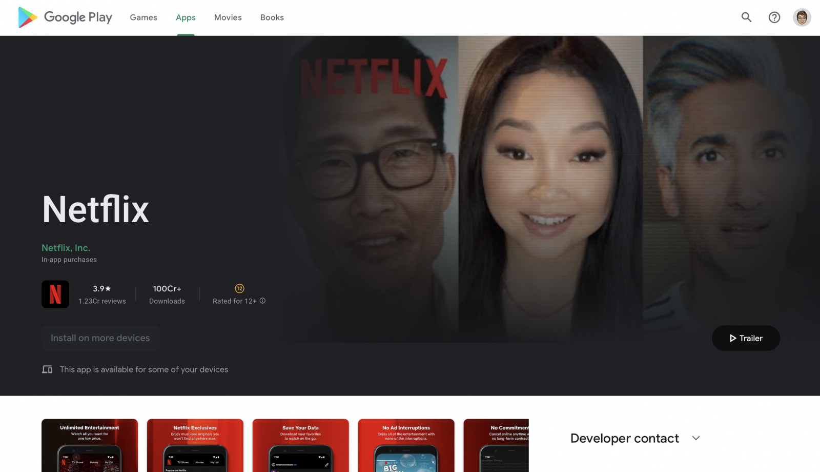 Here's your first look at Google Play Store for web redesign